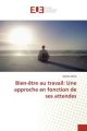 Bien-être au travail: Une approche en fonction de ses attendes