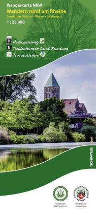 Wanderkarte Nordrhein-Westfalen Wandern rund um Rheine