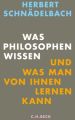 Was Philosophen wissen