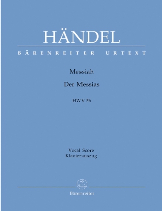 Der Messias HWV 56 (deutsch-englisch), Klavierauszug