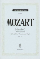 Missa C-Dur KV 317 (Krönungsmesse), Klavierauszug (Taubmann u. Beyer)