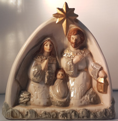 Porzellanfigur Christi Geburt