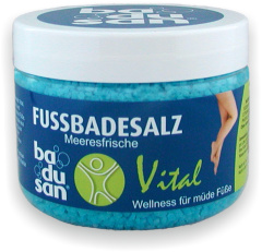 BADUSAN Fußbadesalz blau Meeresfrische (250ml)