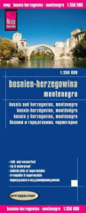 World Mapping Project Reise Know-How Landkarte Bosnien-Herzegowina, Montenegro (1:350.000)