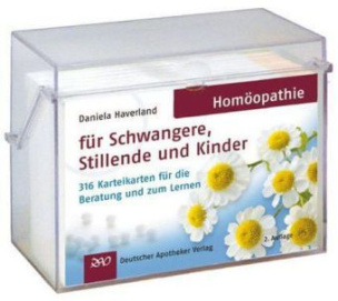 Homöopathie für Schwangere, Stillende und Kinder, Karteikarten