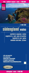 World Mapping Project Reise Know-How Landkarte Südengland, Wales (1:400.000). Southern England, Wales / Angleterre Süd, Pays de Galles / Inglaterra sur, Gales