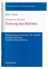 Ordnung des Betriebs