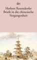 Briefe in die chinesische Vergangenheit