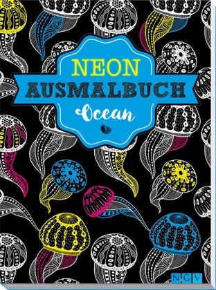 Neon-Ausmalbuch Ocean