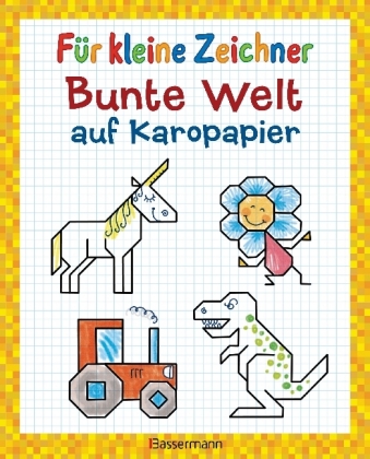 Für kleine Zeichner - Bunte Welt auf Karopapier