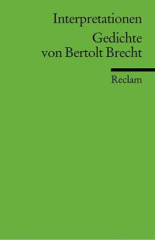 Gedichte von Bertolt Brecht