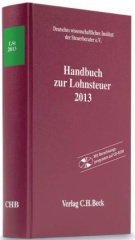 Handbuch zur Lohnsteuer 2013 (LSt 2013), m. CD-ROM