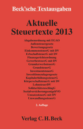 Aktuelle Steuertexte 2013