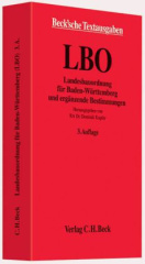 Landesbauordnung (LBO) für Baden-Württemberg und ergänzende Bestimmungen