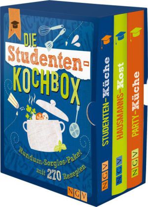 Die Studenten-Kochbox, 3 Bde.