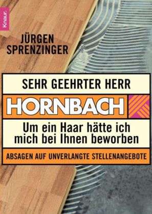 Sehr geehrter Herr Hornbach