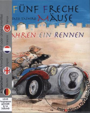 Fünf freche Mäuse fahren ein Rennen, m. DVD