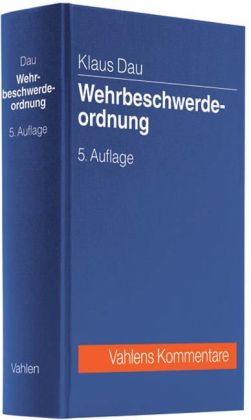 Wehrbeschwerdeordnung (WBO), Kommentar