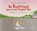 Der Flugplatzspatz nahm auf dem Flugblatt Platz