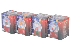 Weihnachtliche Schneekugeln 4er Set
