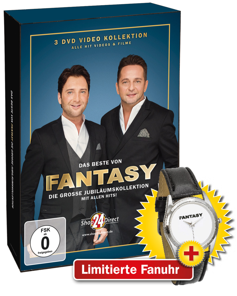 Das Beste von Fantasy - Die DVD zu Das große Jubiläumsalbum + LIMITIERTE Fanuhr