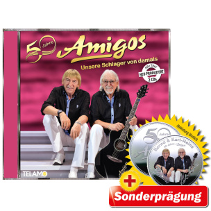 50 Jahre - Unsere Schlager von damals + Medaille - 50 Jahre Amigos