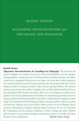 Allgemeine Menschenkunde als Grundlage der Pädagogik