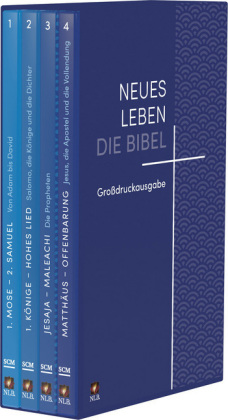 Neues Leben. Die Bibel, NLB Großdruckausgabe, 4 Bde.