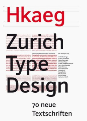 Hkaeg Zurich Type Design