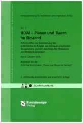 HOAI - Planen und Bauen im Bestand