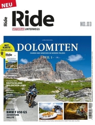 RIDE - Motorrad unterwegs - Dolomiten. No.3