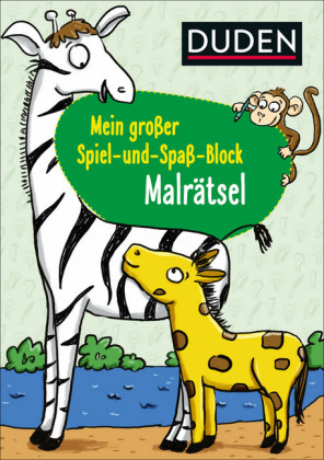 Mein großer Spiel-und Spaßblock: Malrätsel