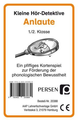 Kleine Hör-Detektive: Anlaute (Kartenspiel)