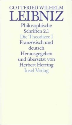 Die Theodizee. Essais de Theodicee, in 2 Tl.-Bdn.