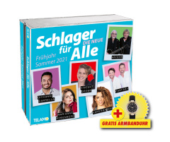 Schlager für Alle - Die Neue - Frühjahr/Sommer 2021 + GRATIS Damenuhr Palast goldfarbig/schwarz (Exklusives Angebot)