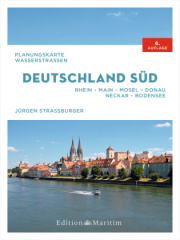 Planungskarte Wasserstraßen Deutschland Süd