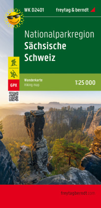 Nationalparkregion Sächsische Schweiz, Wanderkarte 1:25.000