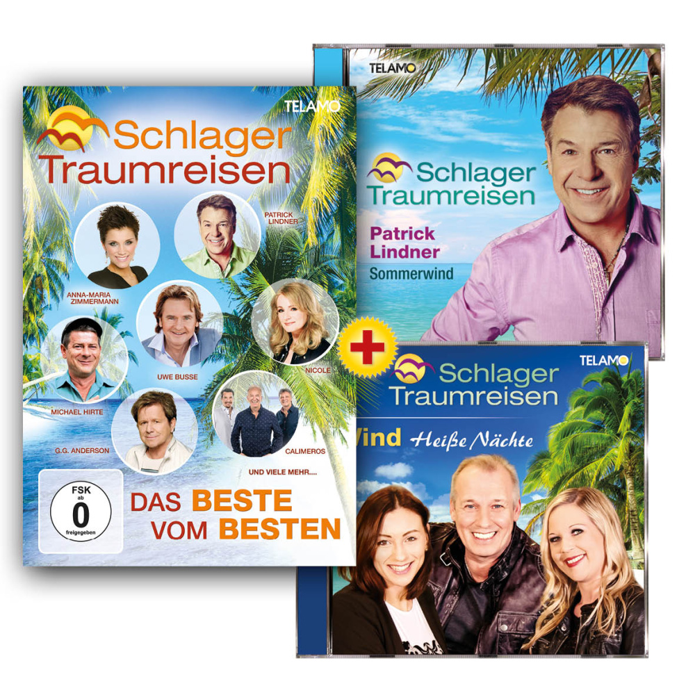 Schlager Traumreisen: Das Beste vom Besten + Sommerwind + Heiße Nächte