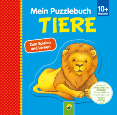 Mein Puzzlebuch Tiere für Kinder ab 10 Monaten