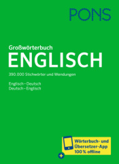 PONS Großwörterbuch Englisch, m. 1 Buch, m. 1 Beilage