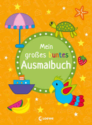 Mein großes buntes Ausmalbuch (Papagei)