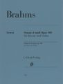 Brahms, Johannes - Violinsonate d-moll op. 108