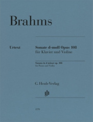 Brahms, Johannes - Violinsonate d-moll op. 108