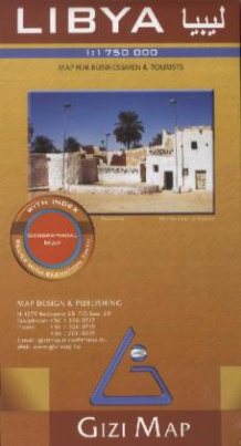 Gizi Map Libya Geographical