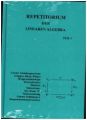 Repetitorium der Linearen Algebra, Teil 1