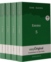 Emma - Teile 5-8 (Buch + 4 MP3 Audio-CDs) - Lesemethode von Ilya Frank - Zweisprachige Ausgabe Englisch-Deutsch, m. 4 Audio-CD, m. 4 Audio, m. 4 Audio, 4 Teile