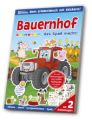 Sticker-Übungsbuch - Bauernhof, Natur