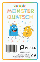 Lesespiel Monster-Quatsch, m. 1 Beilage