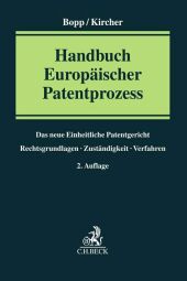 Handbuch Europäischer Patentprozess