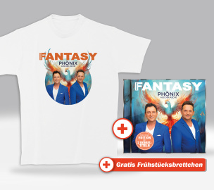 Fantasy - Phönix aus der Asche Fan-Set T-Shirt (M) + CD + GRATIS Frühstücksbrettchen